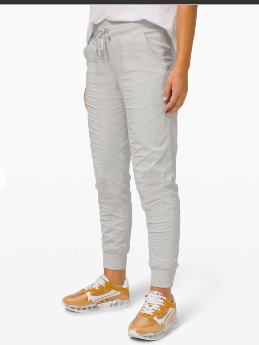 Lululemon Dance Studio Jogger Lined Chrome or Vapor size 6